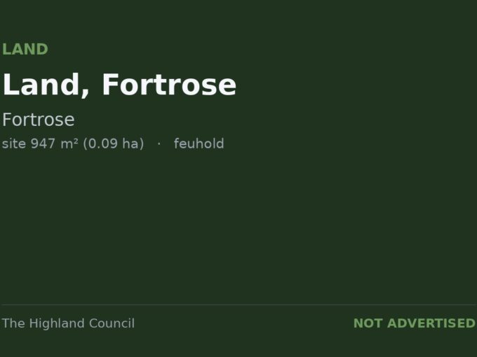 Land, Fortrose