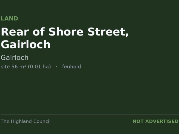 Rear of Shore Street, Gairloch