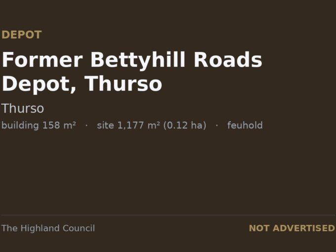 Former Bettyhill Roads Depot, Thurso